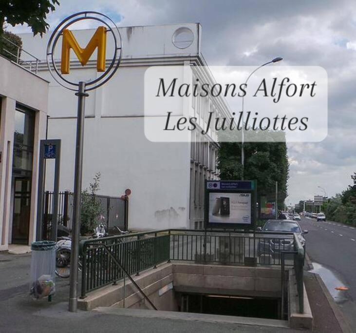 Escale-Marne Fr - 102 - Free Parking - Free Luggage Storage - All Equipped - Linen Included - Washing Machine - 10Mn Walk Metro 8 - Rer A - Panoramic View - From 1 To 4 Guests Maisons-Alfort Exterior foto