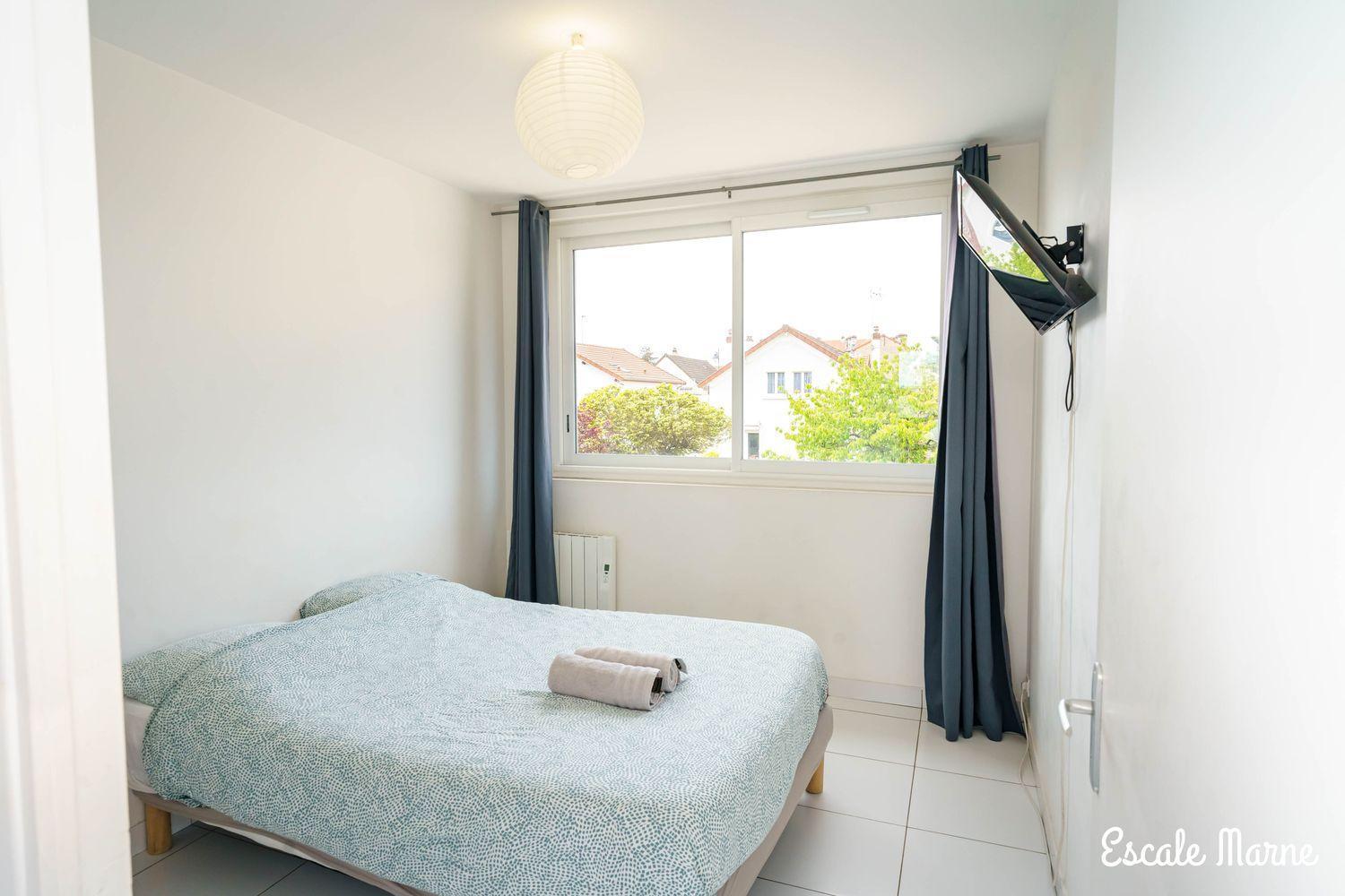 Escale-Marne Fr - 102 - Free Parking - Free Luggage Storage - All Equipped - Linen Included - Washing Machine - 10Mn Walk Metro 8 - Rer A - Panoramic View - From 1 To 4 Guests Maisons-Alfort Exterior foto