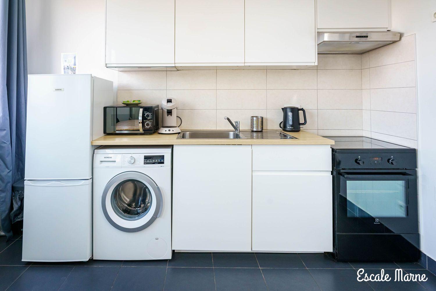 Escale-Marne Fr - 102 - Free Parking - Free Luggage Storage - All Equipped - Linen Included - Washing Machine - 10Mn Walk Metro 8 - Rer A - Panoramic View - From 1 To 4 Guests Maisons-Alfort Exterior foto